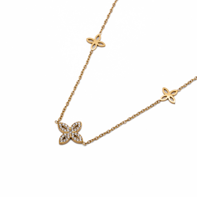 COLLAR ZO13419N DORADO Acero Inxidable E26