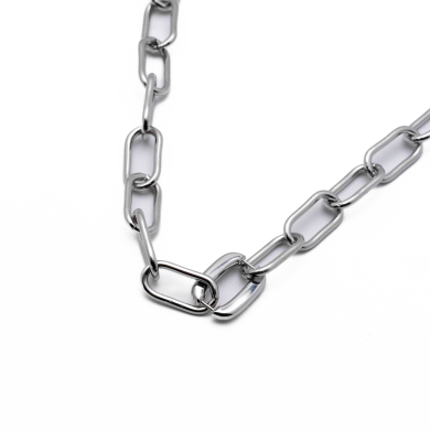 COLLAR ZO13885N PLATEADO Acero Inxidable 2D57