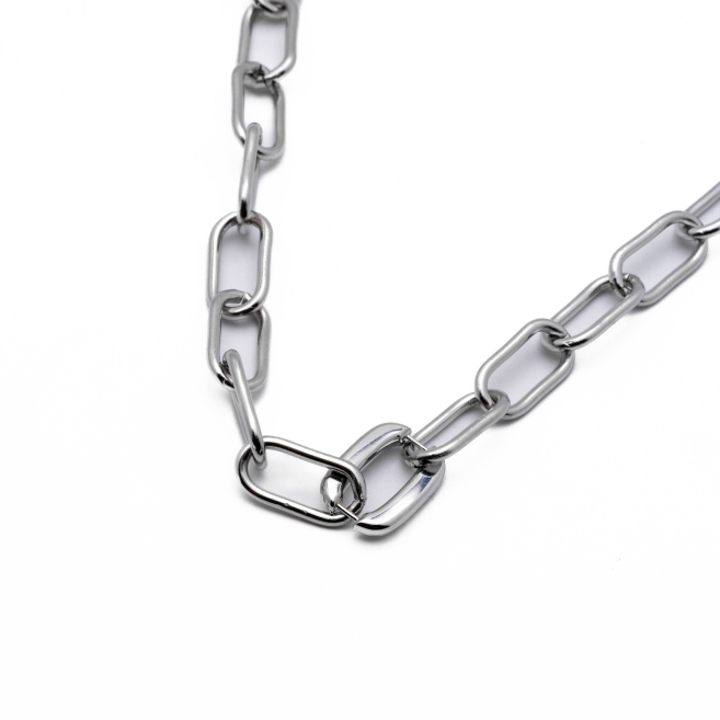 COLLAR ZO13885N PLATEADO Acero Inxidable 2D57