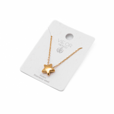 COLLAR ZO15309N DORADO Acero Inxidable E25