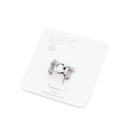 ANILLO ZO14101R Plateado Acero Inoxidable -2A44