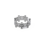 ANILLO ZO14135R Plateado Acero Inoxidable -2A37