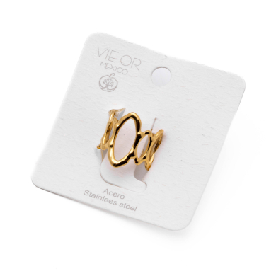 ANILLO ZO14105R Dorado Acero Inoxidable -2A44