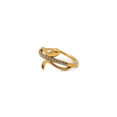 ANILLO ZO13734R Dorado Acero Inoxidable -A31