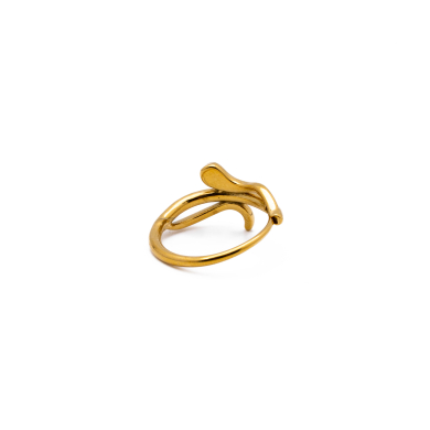 ANILLO ZO13734R Dorado Acero Inoxidable -A31