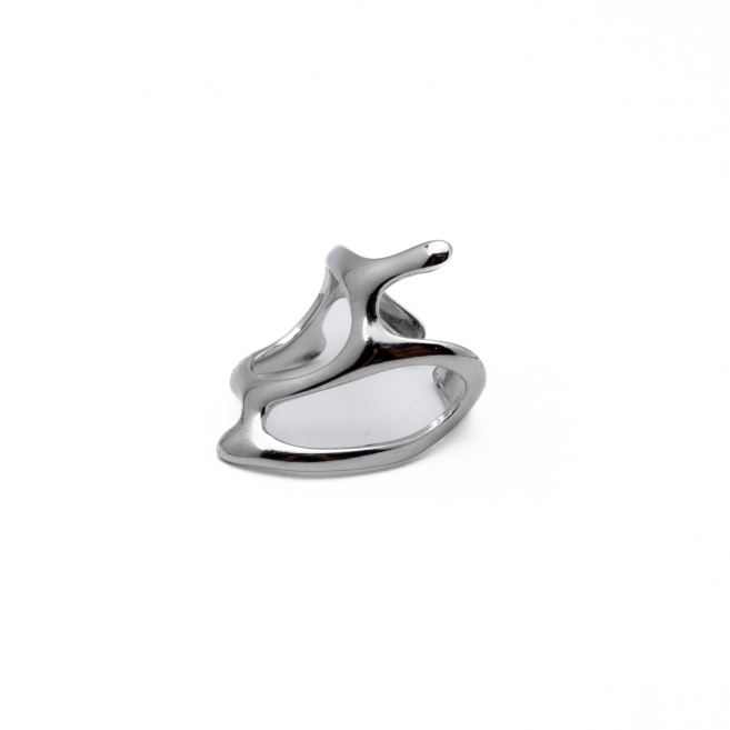 ANILLO ZO14099R Plateado Acero Inoxidable -A39