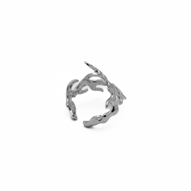 ANILLO ZO14103R Plateado Acero Inoxidable -2A310