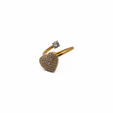 ANILLO ZO13586R Dorado Acero Inoxidable -A41