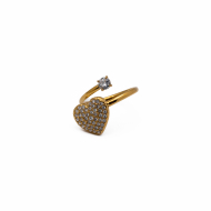 ANILLO ZO13586R Dorado Acero Inoxidable -A41