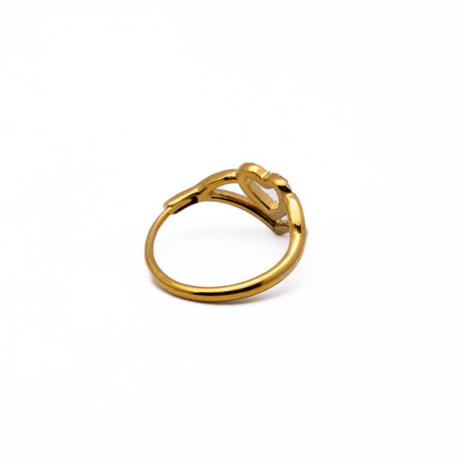 ANILLO ZO13754R Dorado Acero Inoxidable -A41