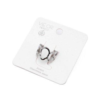 ANILLO ZO14136R Plateado Acero Inoxidable -2A44