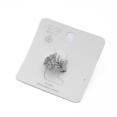 ANILLO ZO13747R Plateado Acero Inoxidable -A57