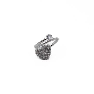 ANILLO ZO13586R Plateado Acero Inoxidable -A41
