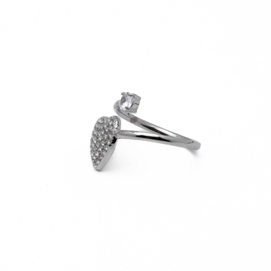 ANILLO ZO13586R Plateado Acero Inoxidable -A41