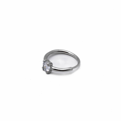 ANILLO ZO13678R Plateado Acero Inoxidable -A42