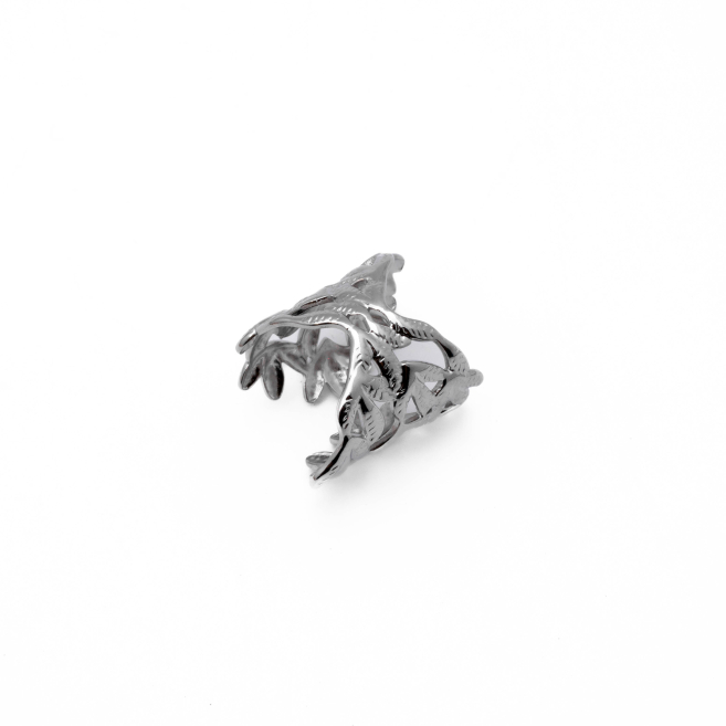 ANILLO ZO14116R Plateado Acero Inoxidable -A56