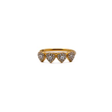 ANILLO ZO12999R Dorado Acero Inoxidable -A41
