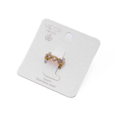 ANILLO ZO12999R Dorado Acero Inoxidable -A41