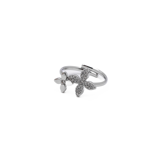 ANILLO ZO13452R Plateado Acero Inoxidable -A57
