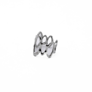 ANILLO ZO14105R Plateado Acero Inoxidable -2A44