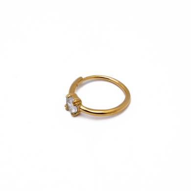 ANILLO ZO13678R Dorado Acero Inoxidable -A42