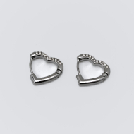 ARETES ZO13761E/15MM Plateado Acero Inoxidable -F32