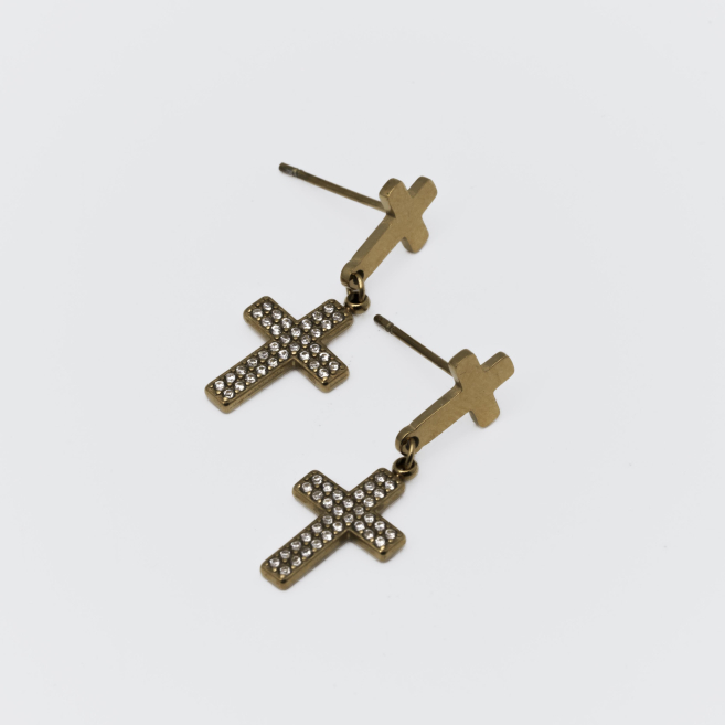 ARETES ZO14868E DORADO Acero Inxidable F45