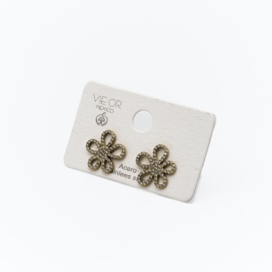 ARETES ZO14848E DORADO Acero Inxidable F51