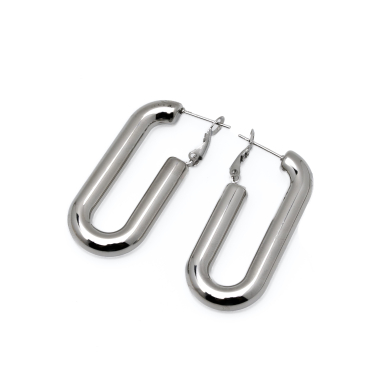 ARETES ZO12935E Plateado Acero Inoxidable -F29