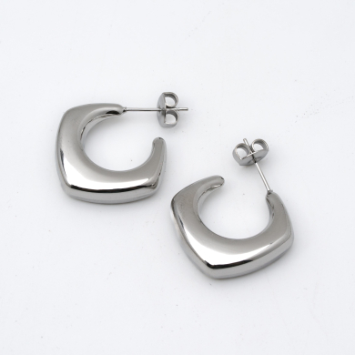 ARETES ZO14485E/23*30MM PLATEADO Acero Inxidable F26