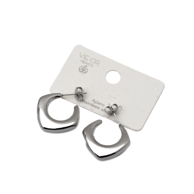 ARETES ZO14485E/23*30MM PLATEADO Acero Inxidable F26