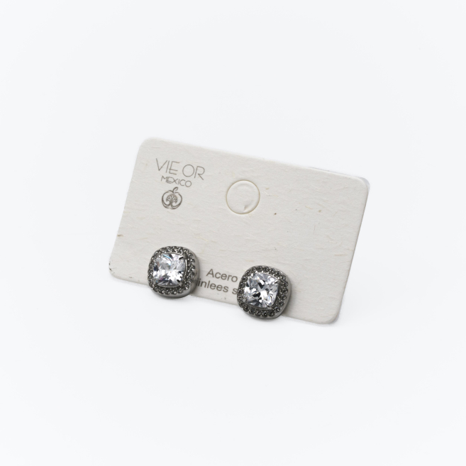 ARETES ZO14849E PLATEADO Acero Inxidable F42