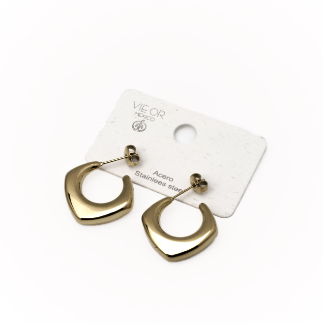 ARETES ZO14485E/23*30MM DORADO Acero Inxidable F26