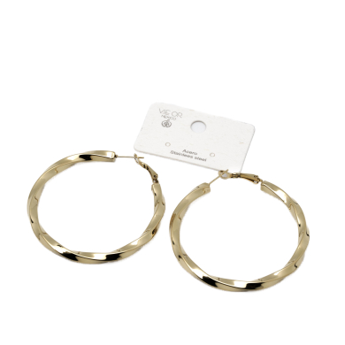 ARETES ZO14018E/60MM DORADO Acero Inxidable F59