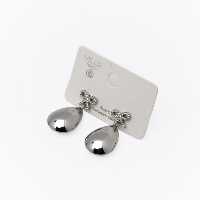 ARETES ZO13454E PLATEADO Acero Inxidable F42
