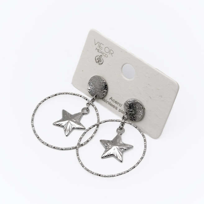 ARETES ZO14038E Plateado Acero Inoxidable -G42