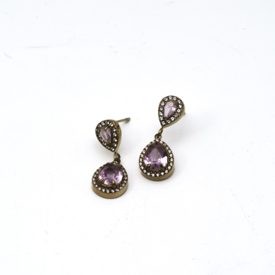 ARETES ZO13963E Dorado Rosa Acero Inoxidable -G35