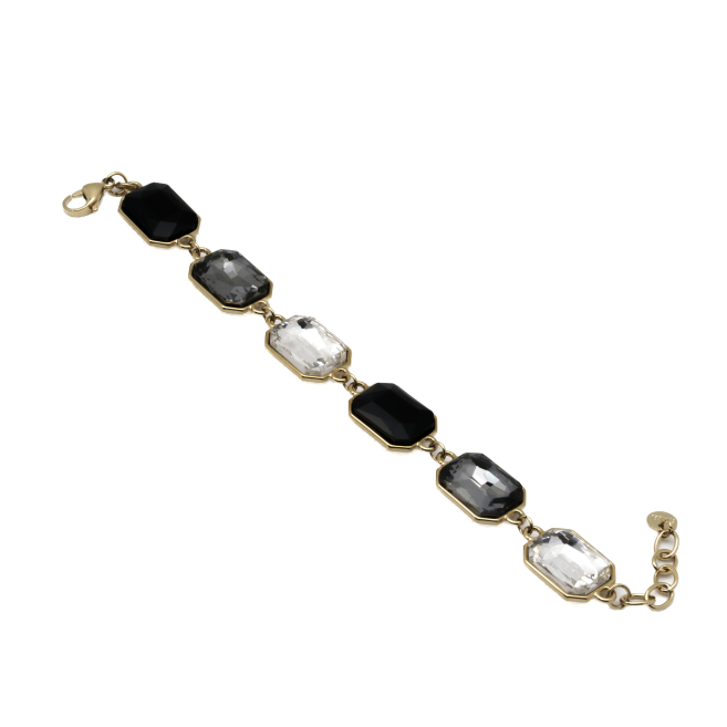 PULSERA ZO13849B DORADO GRIS Acero Inxidable 2B56