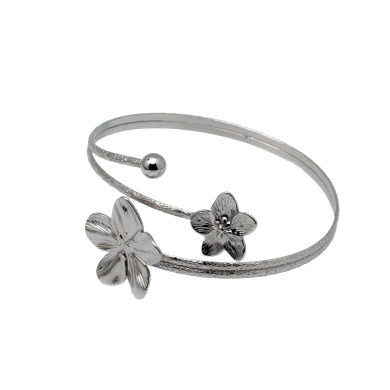 BRAZALETE ZO13967B/BRAZO PLATEADO Acero Inxidable 2C46