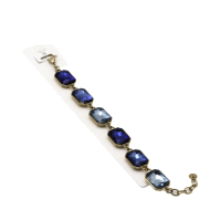 PULSERA ZO13849B DORADO AZUL Acero Inxidable 2B56