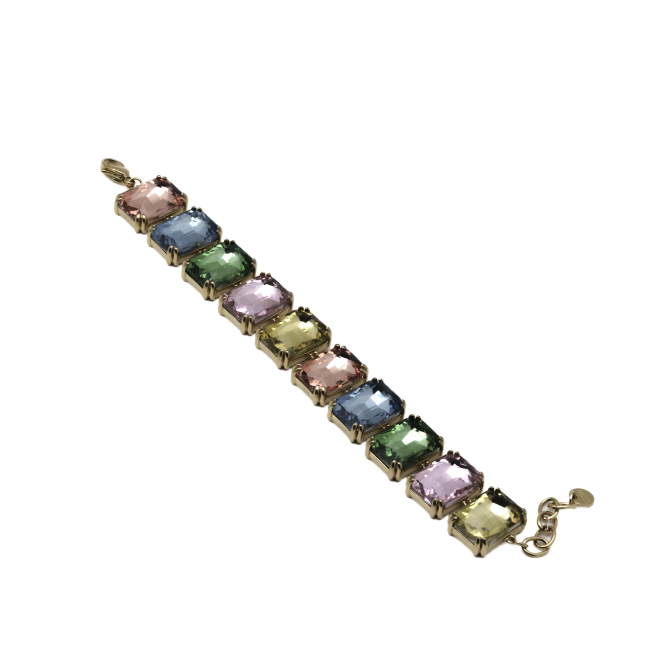 PULSERA ZO13542B DORADO MULTICOLOR Acero Inxidable 2C23
