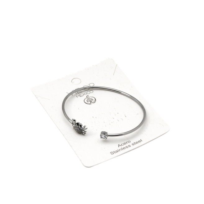 BRAZALETE ZO14426B PLATEADO Acero Inxidable