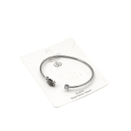 BRAZALETE ZO14426B PLATEADO Acero Inxidable