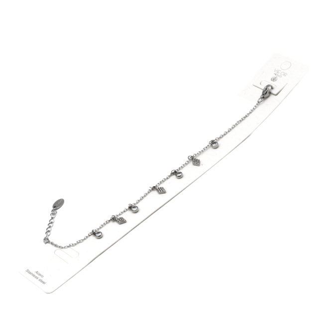 PULSERA ZO14908B PLATEADO Acero Inxidable 2B13