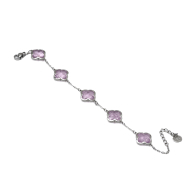 PULSERA ZO13946B PLATEADO ROSA Acero Inxidable 2B59