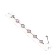 PULSERA ZO13946B PLATEADO ROSA Acero Inxidable 2B59