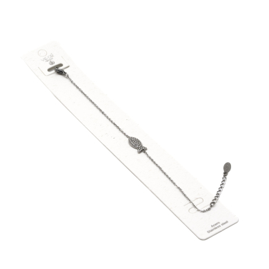 PULSERA ZO13406B PLATEADO Acero Inxidable 2B41