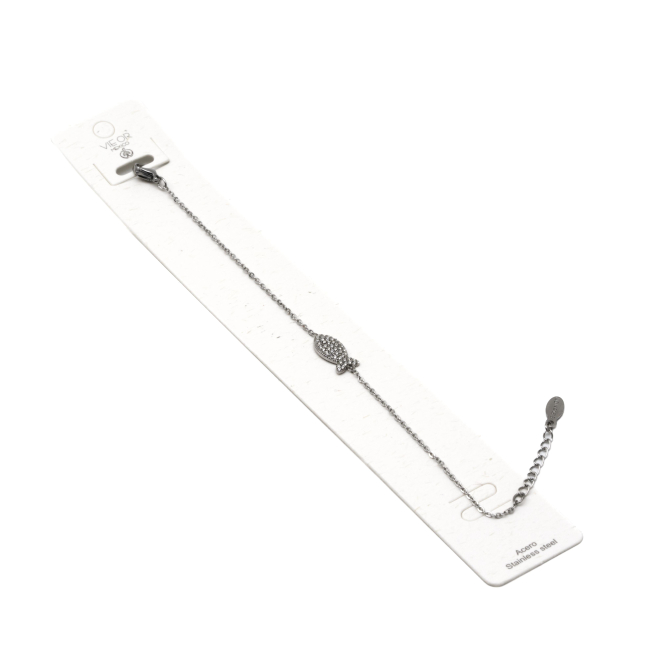 PULSERA ZO13406B PLATEADO Acero Inxidable 2B41