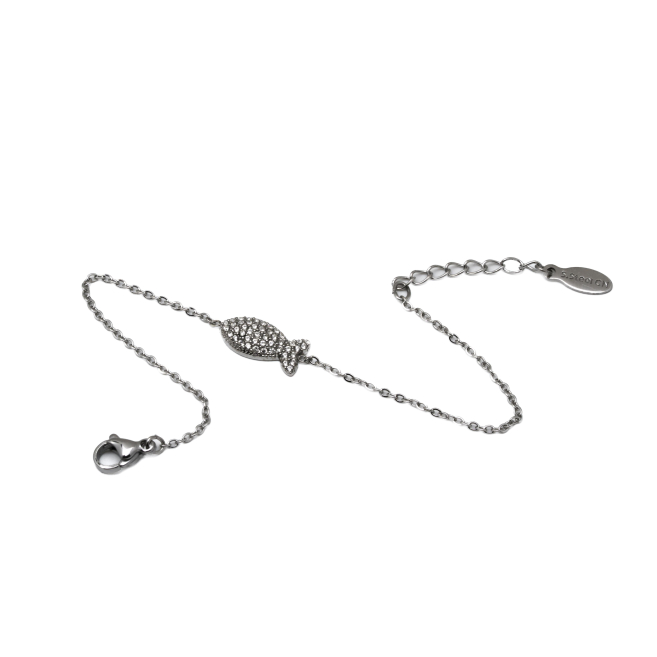 PULSERA ZO13406B PLATEADO Acero Inxidable 2B41