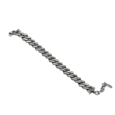 PULSERA ZO12883B PLATEADO Acero Inxidable 2B37